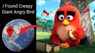 I Found Giant StrangeCreepy Angry Bird On Google Earth and Google Maps In Real Life