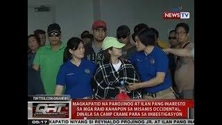 QRT: Magkapatid ng Parojinog at ilan pang inaresto sa mga raid kahapon, dinala sa Camp Crame