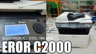 DY- Eror C2000 kyocera jgn ganti motor dulu!