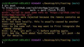 Why the error comes || ! [rejected] error: failed to push some refs to || 100% solve this git error.