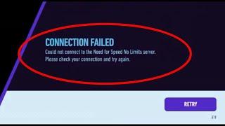 Fix Need For Speed No Limits Connection Failed Problem Solve