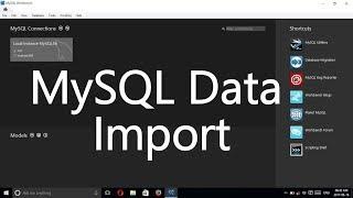 How to MySQL Data Import from SQL file | MySQL Workbench Tutorial (2020)