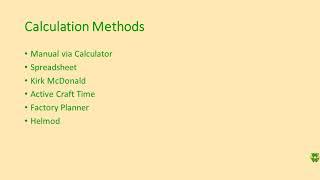 Factorio Live Tutorial: Calculating Production Lines, Part 1: Introduction and Overview