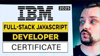 IBM Full-Stack JavaScript Developer Professional Certificate Review - 2025 | (Coursera Review)