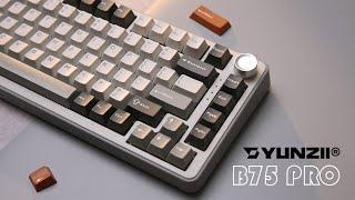 YUNZII UPGRADED B75 PRO WIRELESS NEW COLORWAY! #yunzii #keyboard #keycaps