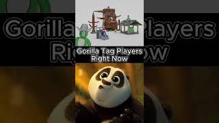 Gorilla Tag Players Right Now!!! #gorillatag #gorillatagquest #funnyvideos #vr #funny #shorts #short