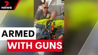 Man arrested after trying to board plane with gun | 7NEWS