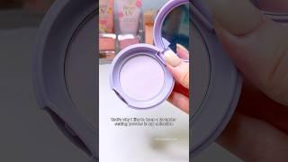 The power of a lavender setting powder️🪻 #makeup #colortheory