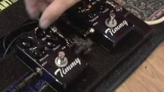 Paul Cochrane Timmy versus Timmy overdrive pedal Breadboard vs PCB