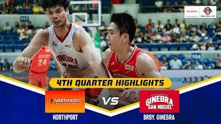 NORTHPORT vs. GINEBRA SEMIS G4 | 4TH QUARTER HIGHLIGHTS | PBA SEASON 49 COMMISSIONER’S CUP