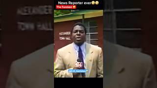 Black News Reporter forgets his lines (classic)#shortvideo #funny #ytshort #shorts