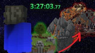 LIVE Unlocking ALL ISLANDS! SPEEDRUN  Hypixel Skyblock