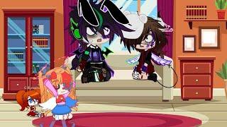 Daddy, Mickey! The doll blinked so I WON! ft Afton family //Funny//