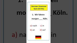 Master German Grammar: A Fun A2 Quiz Challenge! 