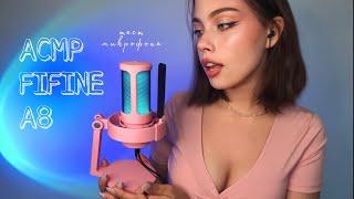 ASMR  FIFINE AmpliGame A8 microphone test that will definitely give you goosebumps