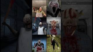 Mr Meat 1 Vs Mom Spider Vs Granny 3 Vs 911 Cannibal Vs Psychopath Vs Evil Doll | Jumpscare Battle