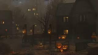 Ambiente de halloween - cancion come little children's - hocus pocus - sonido de lluvia - 1 hora