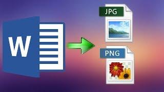 How to save Word document as image (png, jpeg and so on)