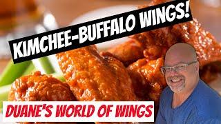 Kimchee Buffalo Wings!  Duane's World of Wings!  #wings