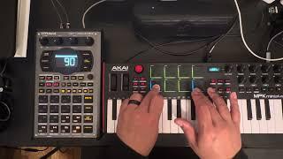 SP404 Mkii and the Akai Mpk Mini Plus and the NEW Feature Sound Generator