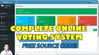 Complete Online Voting System using PHP/MySQLi | Free Source Code Download