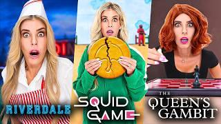 I Survived 7 Netflix Shows In ONE Day CRAZY (Squid Game 2)