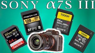 Sony A7S iii Memory Card Buying Guide - I tested every card and video mode the Sony A7S III has.