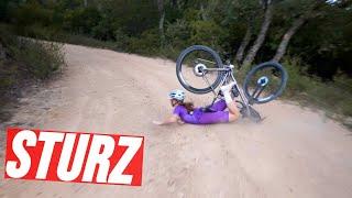 Eva CRASHT bei Gravel Ride | Girona Coffee Ride Fail | Falkenjagd Aristos