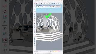 SketchUp TricksExplore architectural creativity with this unique pergola modeled in SketchUp!