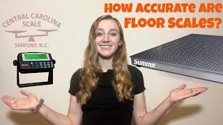 How Accurate are Industrial Floor Scales?