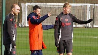 Manchester United train ahead of Real Sociedad UEFA Europa League clash