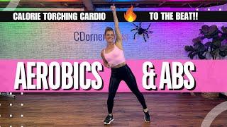 45-Minute OLD SCHOOL AEROBICS + ABS Workout | No Equipment LOW IMPACT