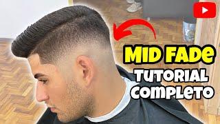 Como Fazer um Degradê Mid Fade Fácil e Rápido para Barbeiros Iniciantes - Tutorial Completo!