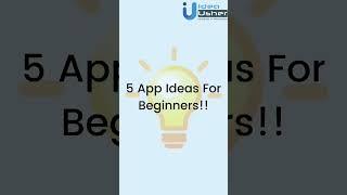 5 App Ideas For Beginners Idea Usher #shorts