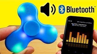 Спиннер с Блютус Колонкой с Алиэкспресс! Spinner LED Bluetooth Speaker