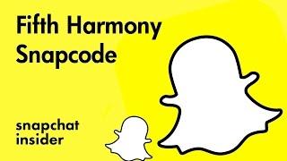 Fifth Harmony - Add with Snapchat Snapcode - fifthharmony - snapchat insider