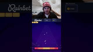 Day 2 of Plinko betting $1 per follower…  #gambling #rainbet #plinko #slots  #streamer #casino