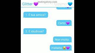 chat tra Cosmo e Glitter ( Cosmitter) chat per Glitter e Candy