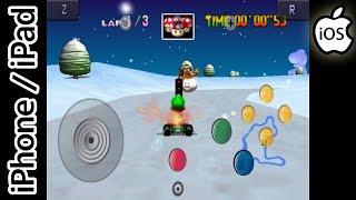 Mario Kart 64 | Happy Chick Emulator | iPhone / iPad / iOS [1080p] | Nintendo 64