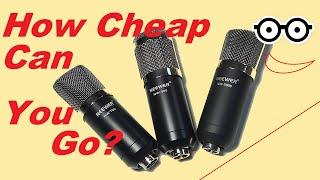 Neewer NW-700, NW-800 & NW-7000 Compared. The three cheapest condenser mics I've seen around!!