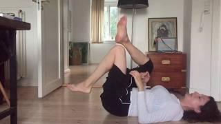 Yoga For Back Health  - 3 Minute Easy Routine  - Sally Goldfinger