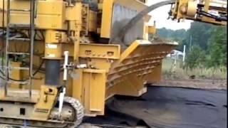 GOMACO Rock Hopper With GOMACO RTP-500 Rubber-Tracked Placer