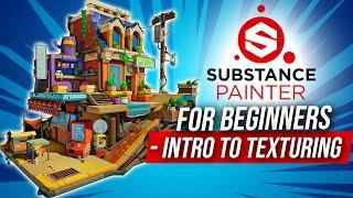 Substance Painter Tutorial for Beginners - Intro to Basic Texturing