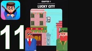 Mr Bullet - Gameplay Walkthrough Part 11 - Seasons Saint Patrick's 3 stars(iOS, Android)