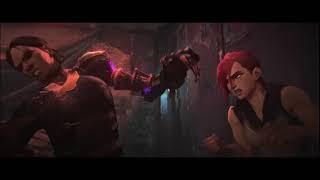 Vi and Sevika belly punch