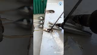 The process of satisfying making fish hook