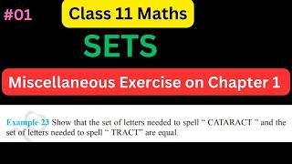 Example 23 Chapter1 Class 11 Math || Example23 Class11 Ch 1 Math || Chapter1 Example23 Class11