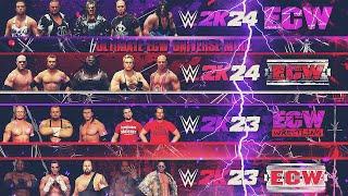 WWE 2K24/'23: ECW UNIVERSE MODE | [Setup x Roster]