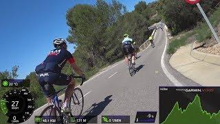 Sunshine Road Cycling Video for Indoor Bike Training Spain 60 Minute