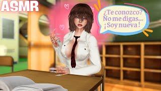 The NEW CLASSROOMMATE PREFERS YOU | ASMR